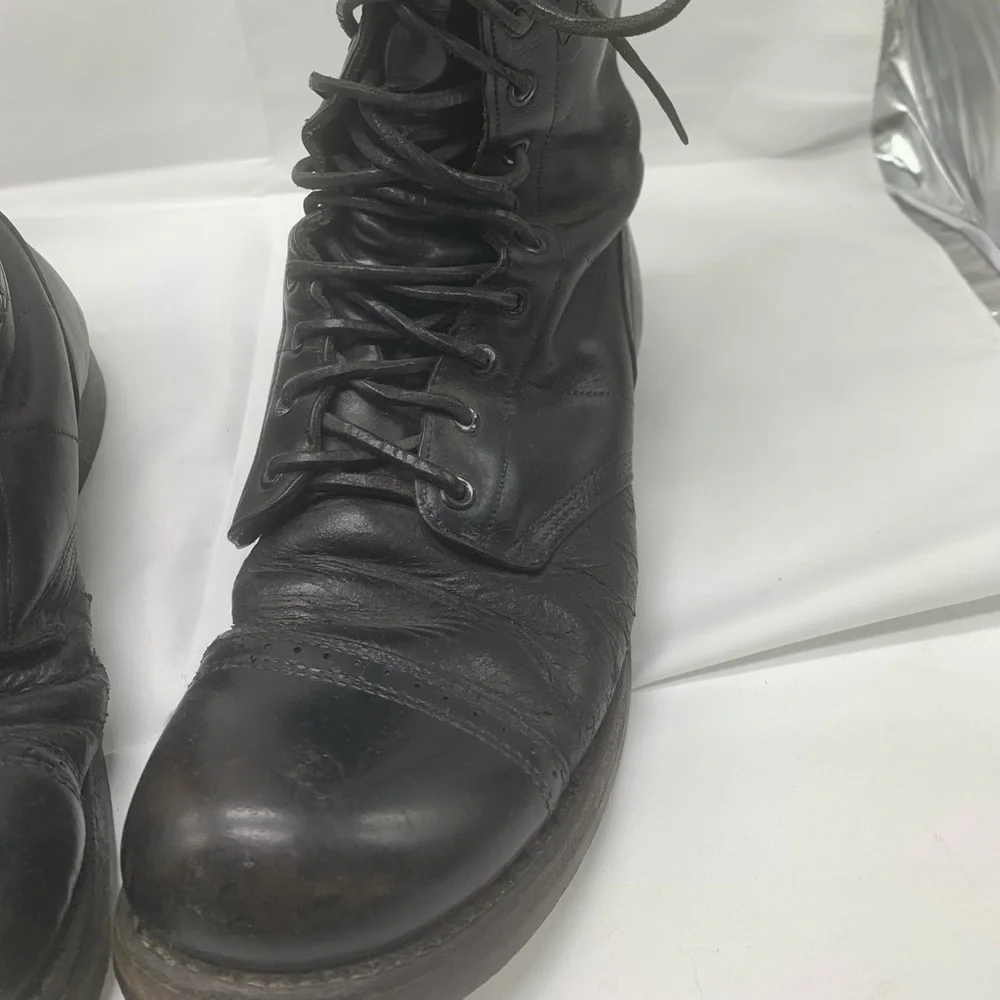 Vintage Corcoran military paratrooper jumper combat boots. Size 9c W